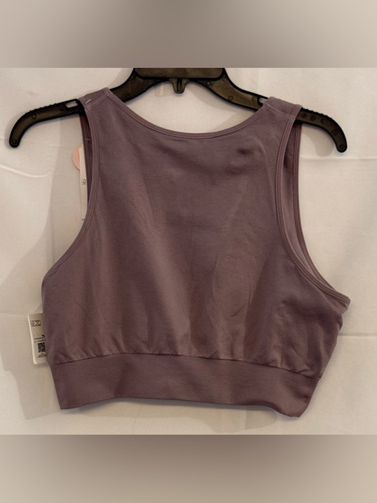 Puma Purple Keyhole Seamless Sports Bra - Picture 2 of 3